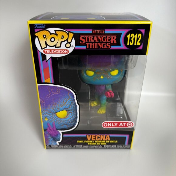 Funko POP! Netflix Stranger Things Season 4 Vecna Black Light Target Exclusive F - Picture 3 of 8